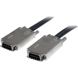 Picture of StarTech.com 2m Infiniband External SAS Cable - SFF-8470 to SFF-8470