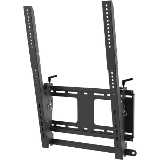 Picture of StarTech.com Portrait/Vertical TV Wall Mount, Heavy Duty TV Mount for 40-55 inch VESA Display (110lb/50kg), Tilt, w/Lockable Security Bar