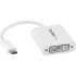 Picture of StarTech.com USB C to DVI Adapter - White - Thunderbolt 3 Compatible - 1920x1200 - USB-C to DVI Adapter for USB-C devices such as your 2018 iPad Pro - DVI-I Converter