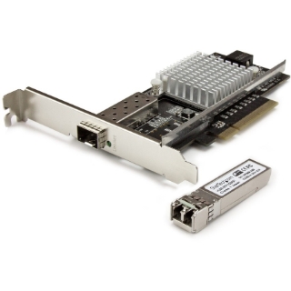 Picture of StarTech.com 10G Network Card ? 1x 10G Open SFP+ Multimode LC Fiber Connector ? Intel 82599 Chip ? Gigabit Ethernet Card