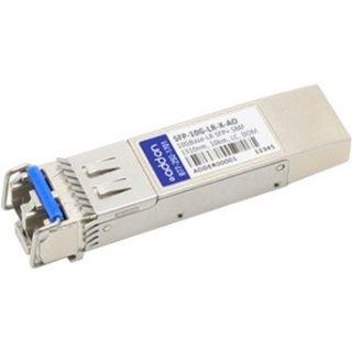 Picture of AddOn Cisco SFP-10G-LR-X Compatible TAA Compliant 10GBase-LR SFP+ Transceiver (SMF, 1310nm, 10km, LC, DOM, Rugged)