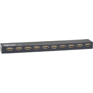 Picture of Tripp Lite 10-Port USB 2.0 Mobile Hi-Speed Hub Notebook Laptop Bus Power AC