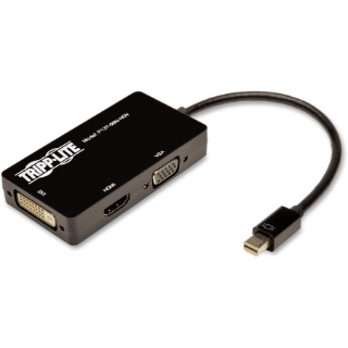 Picture of Tripp Lite 6in Mini DisplayPort to VGA / DVI / HDMI Adapter Converter mDP 6"