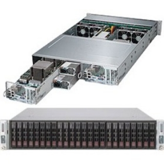 Picture of Supermicro SuperServer 2028TP-DTTR Barebone System - 2U Rack-mountable - Socket LGA 2011-v3 - 2 x Processor Support