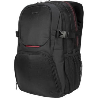 Picture of Targus Metropolitan TSB917US Carrying Case (Backpack) for 16" Notebook - Black/Red