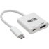 Picture of Tripp Lite USB C Adapter Converter 4K HDMI PD Charging USB Type C M/F White