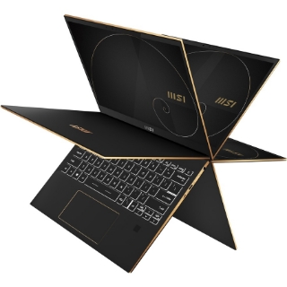 Picture of MSI Summit E13 Flip Evo Summit E13FlipEvo A12MT-003 13.4" Touchscreen Rugged Convertible 2 in 1 Notebook - Full HD Plus - 1920 x 1200 - Intel Core i5 12th Gen i5-1240P 1.20 GHz - 16 GB Total RAM - 512 GB SSD - Ink Black