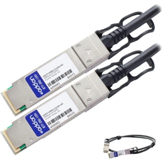 Picture of AddOn Cisco QSFP-H40G-CU1M Compatible TAA Compliant 40GBase-CU QSFP+ to QSFP+ Direct Attach Cable (Passive Twinax, 1m)