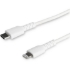 Picture of StarTech.com 3 foot/1m Durable White USB-C to Lightning Cable, Rugged Heavy Duty Charging/Sync Cable for Apple iPhone/iPad MFi Certified