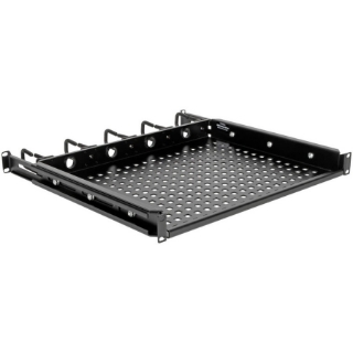 Picture of Tripp Lite Cantilevered Steel Rack Shelf 1URM Cable Rings 14.2in Deep 50lbs