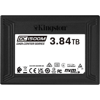 Picture of Kingston DC1500M 3.84 TB Solid State Drive - 2.5" Internal - U.2 (PCI Express NVMe 3.0 x4) - Mixed Use