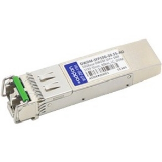 Picture of AddOn Cisco DWDM-SFP10G-29.55 Compatible TAA Compliant 10GBase-DWDM 100GHz SFP+ Transceiver (SMF, 1529.55nm, 80km, LC, DOM)