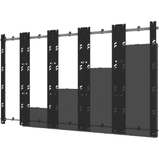 Picture of Peerless-AV SEAMLESS Kitted DS-LEDUPS-5X5 Mounting Frame for LED Display, Video Wall - Black, Silver