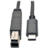 Picture of Tripp Lite 3ft USB 3.1 Gen 1.5 Gbps Cable USB Type-C USB-C to USB Type B M/M