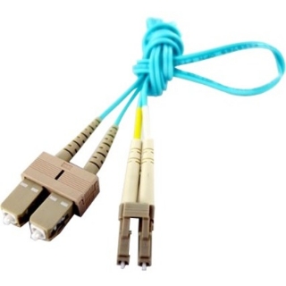 Picture of Axiom LC/SC BENDnFLEX Silver MMD OM4 50/125 Plenum Bend Insensitive Fiber 8m
