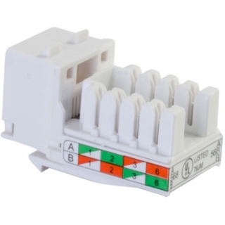 Picture of C2G Cat6 RJ45 UTP Keystone Jack - White