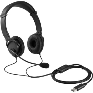 Picture of Kensington USB Hi-Fi Headphones with Mic and Volume Control