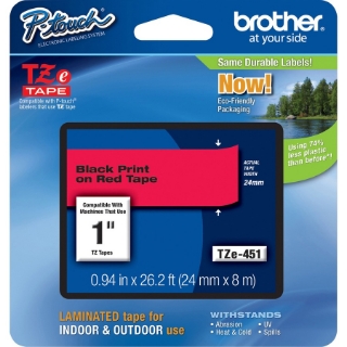 Picture of Brother P-touch TZe Laminated Tape Cartridges