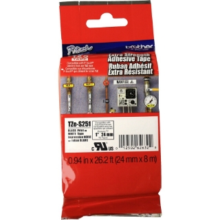 Picture of Brother Extra Strength Adhesive 1" TZ Tapes