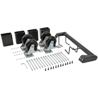 Picture of Tripp Lite Charging Station Cart Conversion Kit with Handle, Casters & Cord Manager